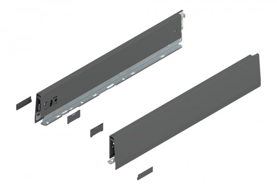 BLUM 470M3002S Merivobox, bočnice M 300mm, tmavě šedá OG