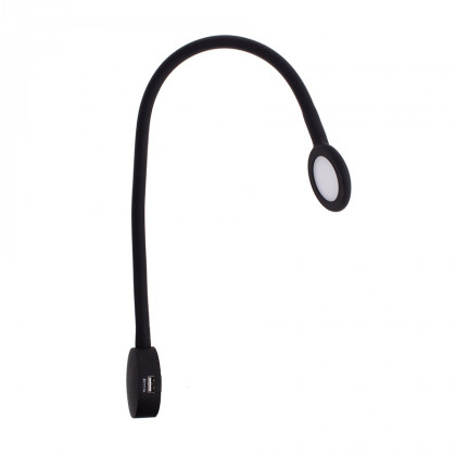 LED lampička Modus Touch USB 12V 2W teplá bílá, černá