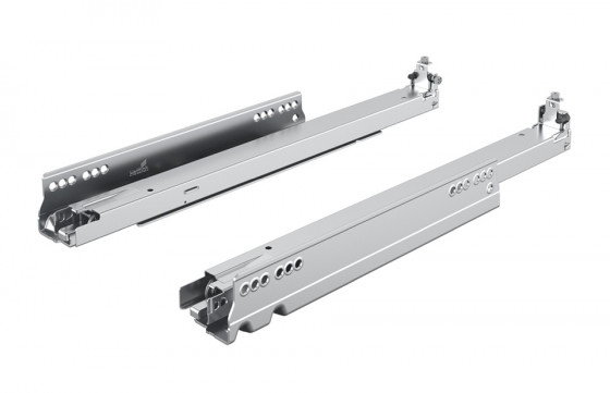 K-HETTICH Actro 5D skrytý celovýsuv, 550mm/40kg, sada pro 16mm, spojky, SiSy