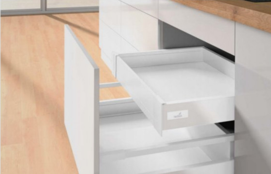 K-HETTICH Atira vnitřní zásuvka 70, 470mm/50kg, bílá, PTOs