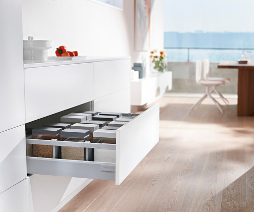K-BLUM Antaro, zásuvka C 550mm/30kg, Blumotion/TOB, šedá, vrut
