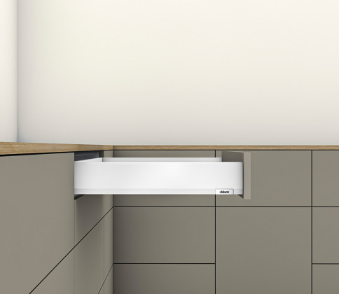 K-BLUM Merivobox, zásuvka M 500mm/70kg, bílá, vrut