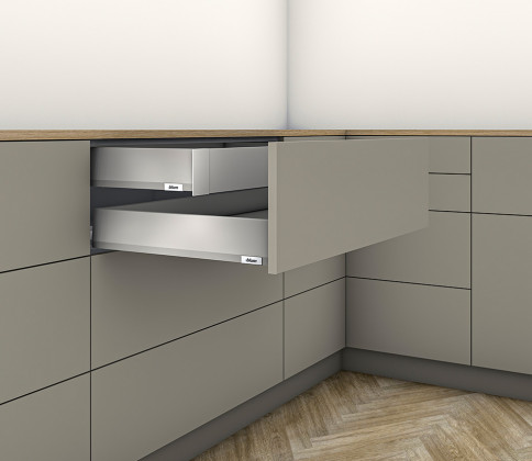 K-BLUM Merivobox, zásuvka M 550mm/40kg, světle šedá IG, vnitřní
