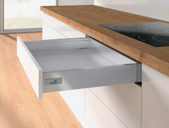 K-HETTICH Atira zásuvka 70, 470mm/50kg, stříbrná, PTO