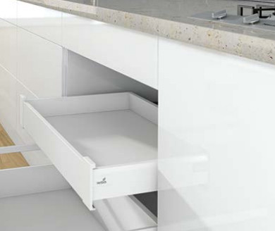 K-HETTICH ArciTech vnitřní zásuvka 94, 450mm/40kg, bílá, SiSy