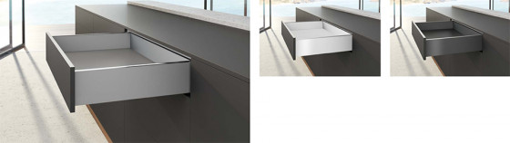 HETTICH sada AvanTech YOU zásuvka, 139/550mm, 30kg, Quadro, antracit, SiSy