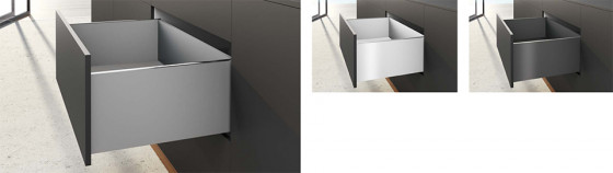 HETTICH sada AvanTech YOU zásuvka, 251/600mm, 30kg, Quadro, stříbrná, SiSy