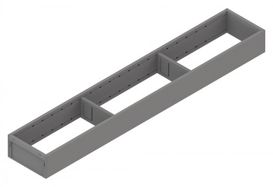 BLUM ZC7S600RS1 Ambia-line rámeček pro LBX/MVX, NL=600/Š=100 Indium šedá IG-M