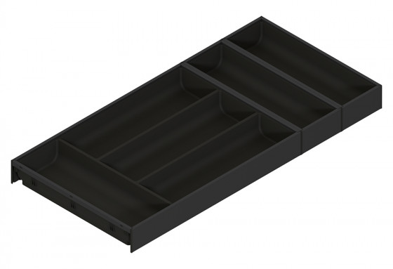 BLUM ZC7S650BS3 Ambia-line zás. na příbory LBX/MVX, NL=650/Š=300 karb.černá CS-M