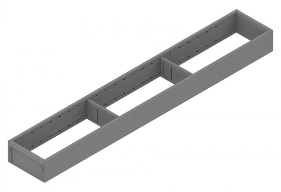 BLUM ZC7S650RS1 Ambia-line rámeček pro LBX/MVX, NL=650/Š=100 Indium šedá IG-M