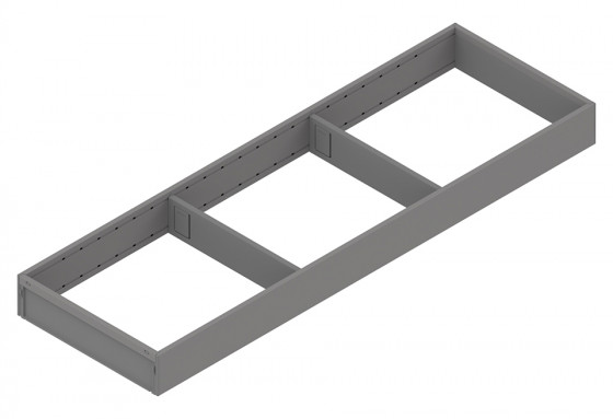 BLUM ZC7S650RS2 Ambia-line rámeček pro LBX/MVX, NL=650/Š=200 Indium šedá IG-M