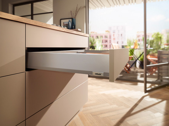 BLUM sada Merivobox, zásuvka M 450mm/40kg, světle šedá IG