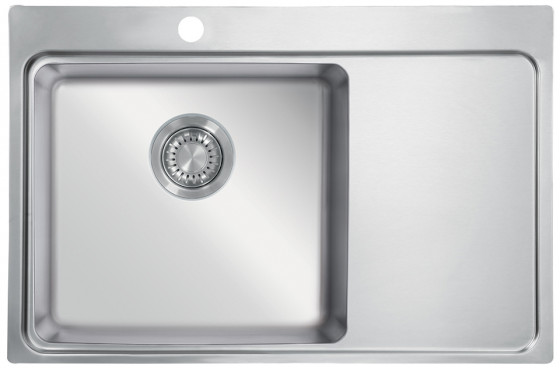 StrongSinks S3 Dřez Nida 787 787x520mm odkap vpravo nerez