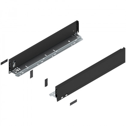 BLUM 770M4002S Legrabox, bočnice M 400mm, černá