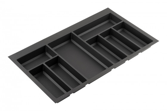 AGOFORM Příborník Classico Kristall softTouch 722x424mm černá