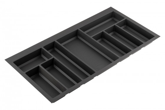 AGOFORM Příborník Classico Kristall softTouch 822x424mm černá