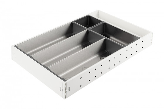 StrongMax příborník, sada 276/450mm, misky 3x264mm + 1x176mm +1x88mm, bílá