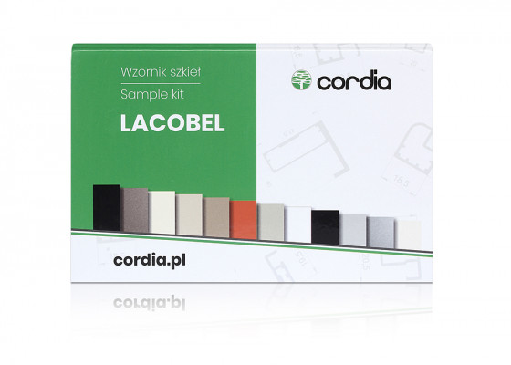 CORDIA Vzorník skla k hliníkovým rámečkům Lacobel