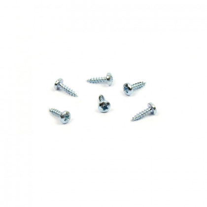 StrongFix Vrut PZ 4x15 půlkulatá hlava zinek bílý PZ2