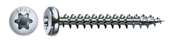 SPAX vrut 3,5x15 půlkulatá hlava TXS,W,4C,