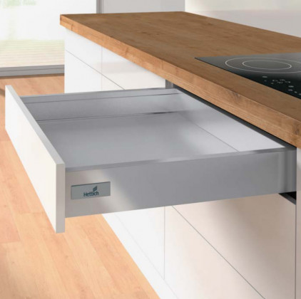 HETTICH sada Atira zásuvka 70, 420mm/30kg, stříbrná, SiSy