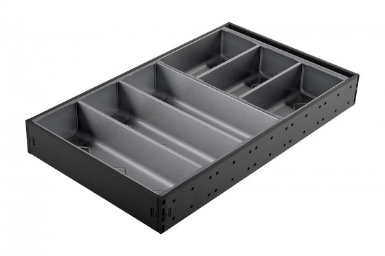 StrongMax příborník, sada 276/500mm, misky 3x264mm + 3x176mm, černá