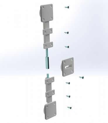 StrongLine Výztuha dveří max. 2250mm bílá