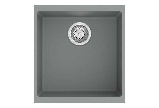 StrongSinks S3 Dřez granit Hron 430 430x460mm bez odkapu šedá