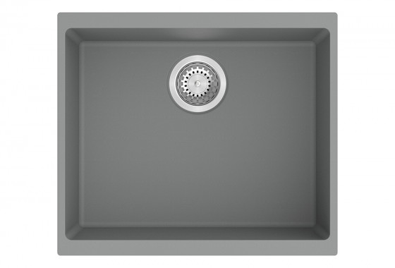 StrongSinks S3 Dřez granit Hron 530 530x460mm bez odkapu šedá