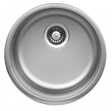 StrongSinks S1 Dřez Ondava kulatý pr. 444mm, horní montáž, leštěná nerez