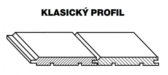 Palubky SMRK AB KLASIK 4000/121/19 (1 BAL = 5ks - 2,42m2)
