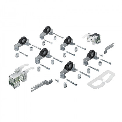 HETTICH 45077 TopLine 1 posuvné dveře sada pro 3 křídla