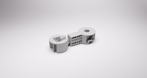 K-IF Spojovací šroub pracovní desky Quick Tech 35/64mm + plastový protikus