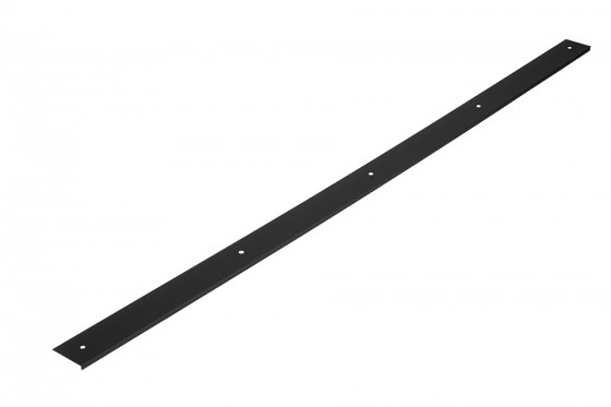 Ukončovací lišta pro pracovní desku 38mm "0" radius 900mm pravá černá matná