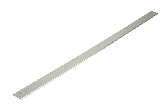 Ukončovací lišta pro pracovní desku 38mm "0" radius délka 900mm pravá nerez
