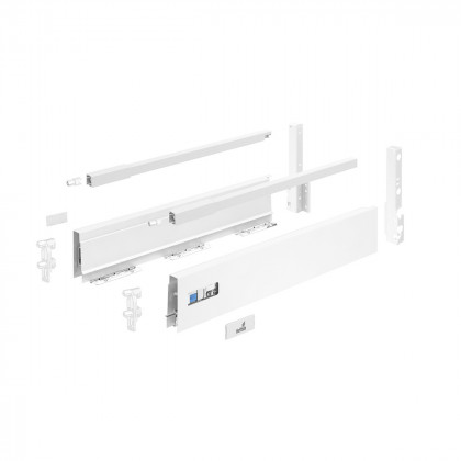 HETTICH 9307242 Atira flexi sada úplná 520/176 bílá, reling, čelní příchyt
