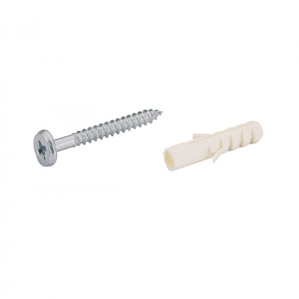 HETTICH 65480 speciální šroub 5,5x50 mm, hmoždinka do zdiva 8x40 mm