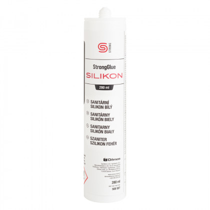 StrongGlue Sanitární silikon bílý 280ml