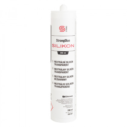 StrongGlue Neutrální silikon transparent 280ml