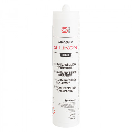 StrongGlue Sanitární silikon transparent 280ml