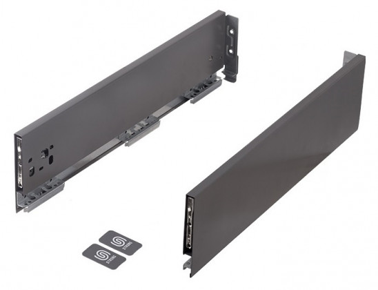 StrongMax 16 bočnice H121/500mm, šedá, sada