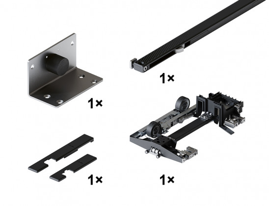 HAWA 31000 Concepta III 25/35 do pouzdra zásuvná sada Pull levá
