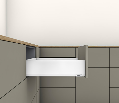 K-BLUM Merivobox, zásuvka K 600mm/40kg, bílá, vrut