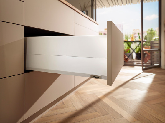 K-BLUM Merivobox, zásuvka E boxcap 270mm/40kg, bílá, vrut