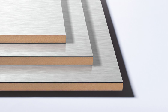 MDF LAM AL01/AL01 Brushed Aluminium 2800/1300/18,7
