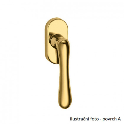 TWIN Klika okenní Elegant BA 1225 RO/NI-SAT 4 pol. 45 mm