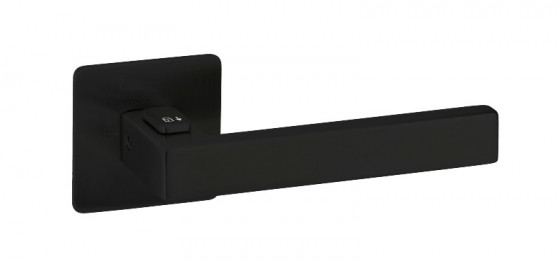 TWIN Klika Cuboid HR H 1682FL plochá rozeta pravá, Fast lock CM