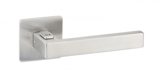 TWIN Klika Cuboid HR H 1682FL plochá rozeta pravá, Fast lock E