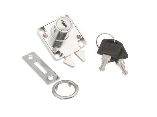 StrongLocks Zámek na posuvná dvířka chrom