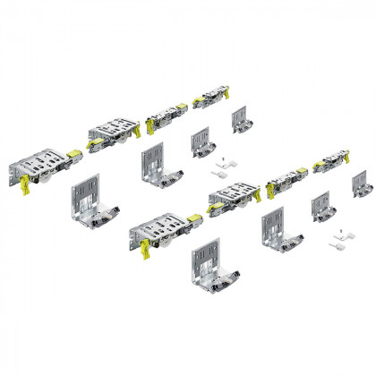 HETTICH 9278794 TopLine XL posuvné dveře sada pro 4 křídla,33mm,18-30mm/60kg